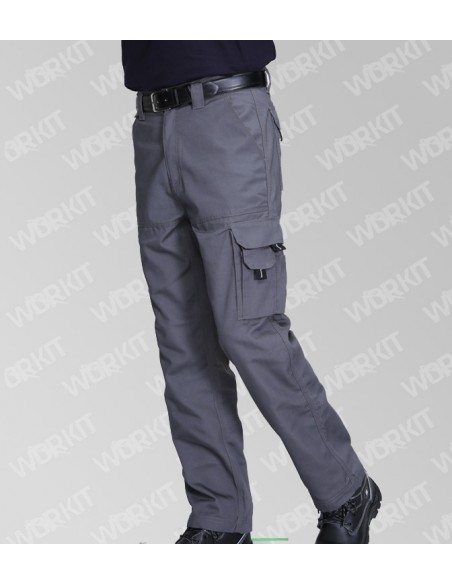 Pantalón Canvas cargo 80% Poly 20% Algodón.