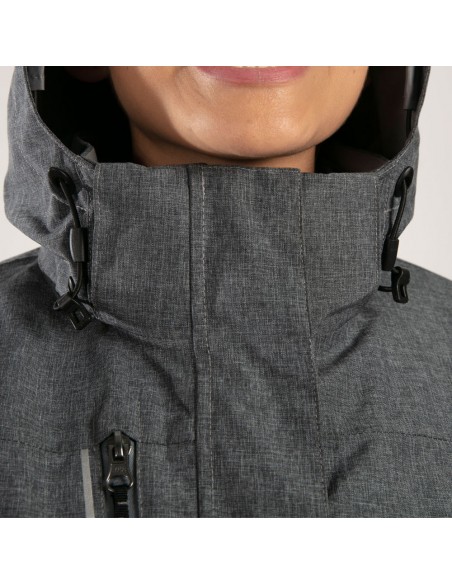 Parka térmica  desmontable 3 en 1, 100% impermeable mujer