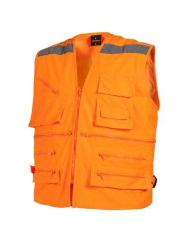 Chaleco Geólogo Alta Visibilidad Poplin 