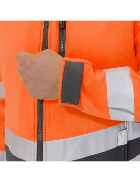 Chaqueta Softshell Hombre  Alta Visibilidad CLASE 2
