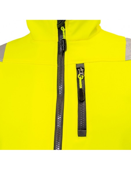 Chaqueta Softshell Hombre  Alta Visibilidad CLASE 2