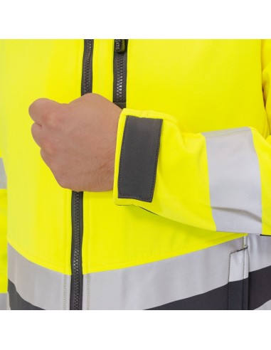 Chaqueta Softshell Hombre  Alta Visibilidad CLASE 2