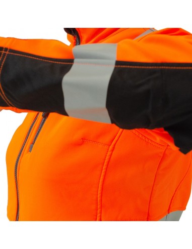 Chaqueta Softshell Mujer  Alta Visibilidad CLASE 2