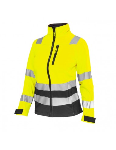 Chaqueta Softshell Mujer  Alta Visibilidad CLASE 2