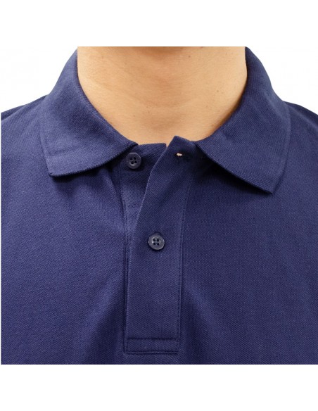 Polera M/corta hombre Piqué spandex modelo slim