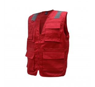 Chaleco Geólogo Gabardina 100% poly.