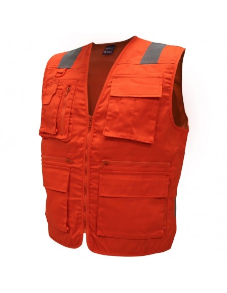 Chaleco Geólogo Gabardina 100% poly.