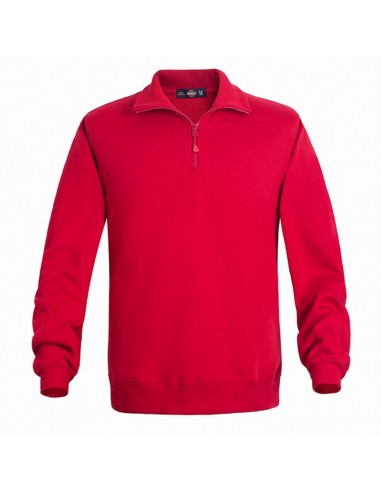 Poleron 1/2 cierre franela unisex