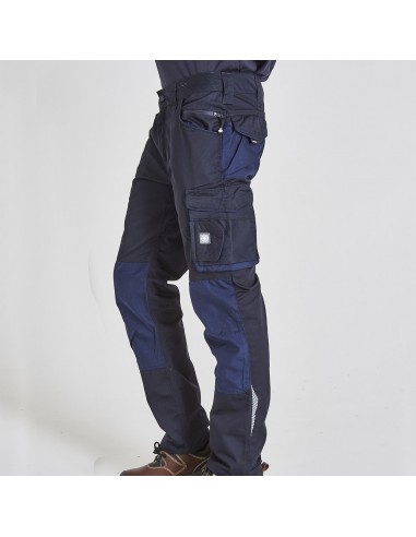 Pantalón Hombre Cargo Twill Azul oscuro - azulino