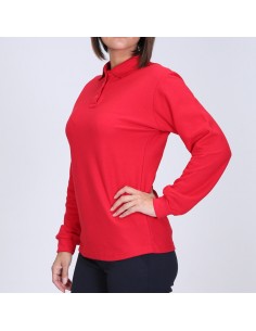 Polera Piqué M/Larga Mujer...