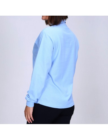 Polera Piqué M/Larga Mujer 60%-40%