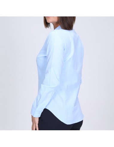 Blusa Oxford 55% alg. 45% poly. M/larga