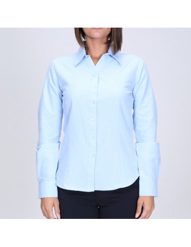 Blusa Oxford 55% alg. 45% poly. M/larga
