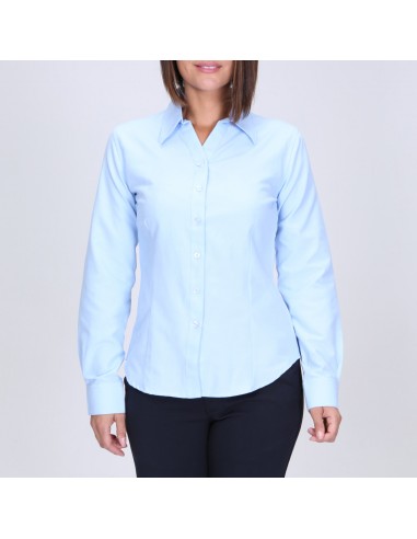 Blusa Oxford 55% alg. 45% poly. M/larga