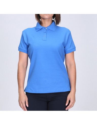 Polera Piqué Mujer M/Corta 80%-20%