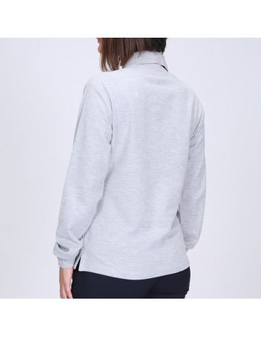 Polera Piqué Mujer M/larga 80%-20%