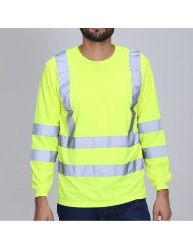 Polera Dryfit polo Alta visibilidad...