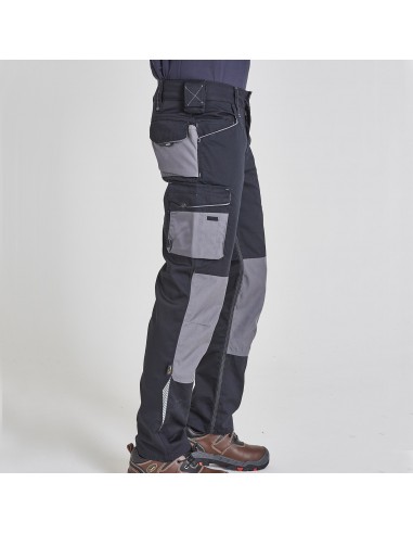 Pantalón Hombre Cargo Twill  Negro /gris
