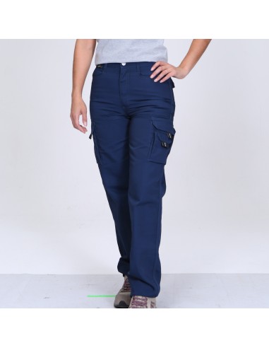 Pantalón Cargo Mujer 80% Poly 20% Alg.