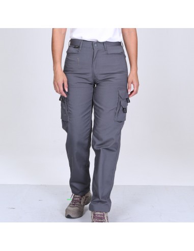Pantalón Cargo Mujer 80% Poly 20% Alg.