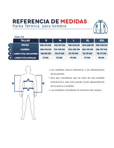 Parka Térmica Light Hombre