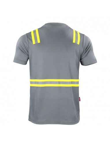 Polera Hibrida dual Hi Viz Manga corta
