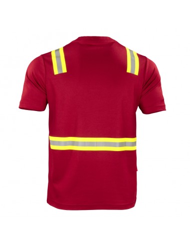 Polera Hibrida dual Hi Viz Manga corta