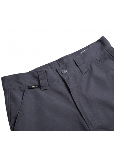 Pantalón Canvas cargo con reflectante 80% Poly 20% Alg.