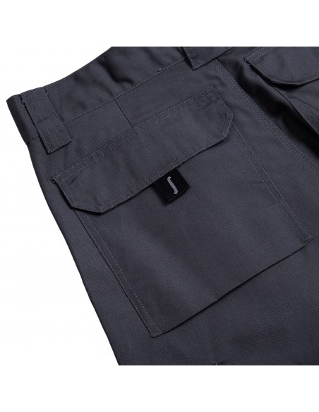 Pantalón Canvas cargo con reflectante 80% Poly 20% Alg.