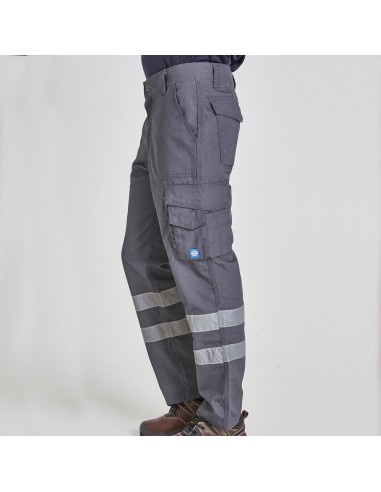 Pantalón Canvas cargo con reflectante...