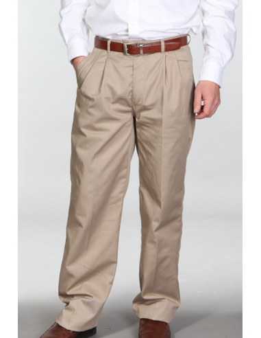 Pantalón de vestir Hombre tipo Dockers Gabardina 65% Poly. 35% Alg.