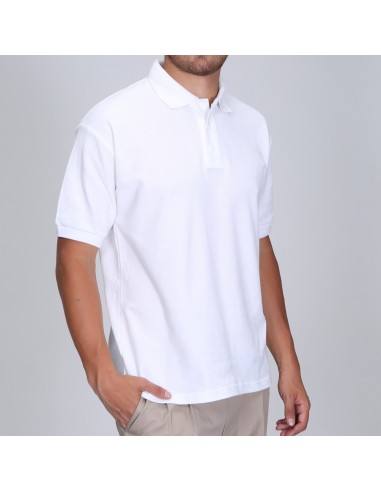 Polera Piqué Hombre Manga Corta 60%-40%