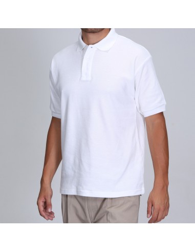 Polera Piqué Hombre Manga Corta 60%-40%