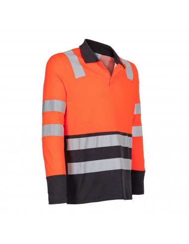 POLERA CON CUELLO HYDRID HI VIZ...