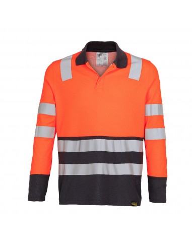 POLERA CON CUELLO HYDRID HI VIZ...