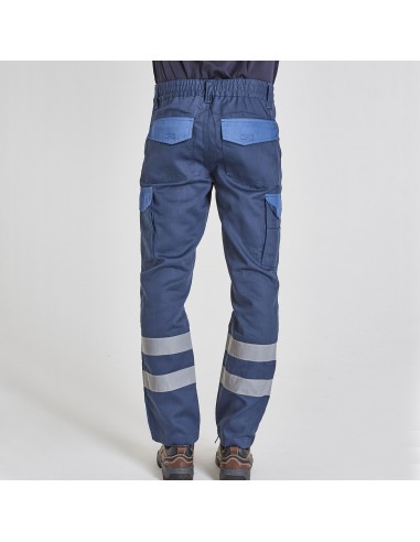 Pantalón Cargo gabardina Bicolor 100%...