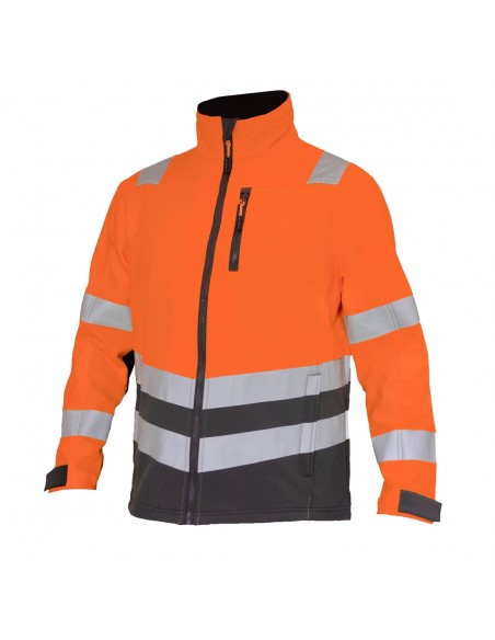 Chaqueta Softshell Hombre  Alta Visibilidad CLASE 2